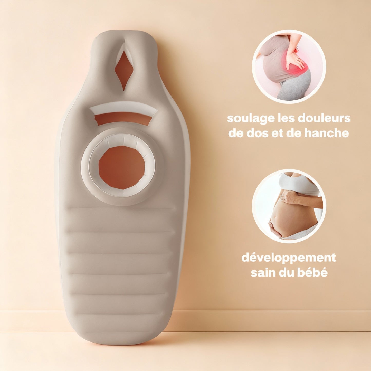 Maternella™- Matelas gonflable pour femme enceinte